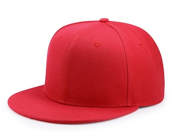 Pack of 10 Flat Brim Hip Hop Baseball Caps – Mixed Colors | Unisex Six Panel Snapback Hats | Bulk Streetwear Caps for Custom Printing