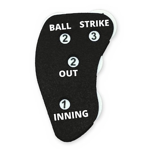 Ball Strike Umpire Indicator – Baseball and Softball – Personalized Name and Number – Umpire Gift