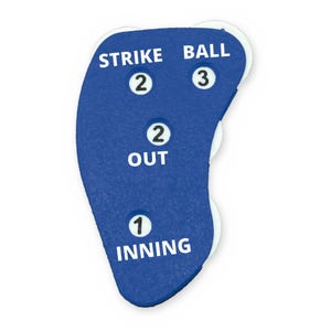 4-Dial Umpire Indicator for Baseball and Softball - Personalized Name and Number - Umpire Gift