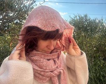 Patrón de crochet para bufanda con capucha, PDF, Sophie Hood