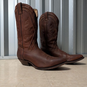 Boulet cowboy western boots made in canada - Etsy 日本