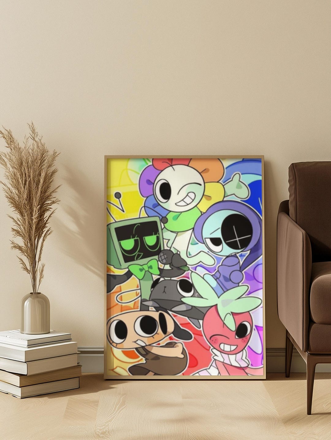 Dandy’s World Poster | Colorful Character Wall Art | Cute Cartoon Game ...