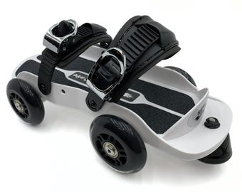 Strap-On Roller Skates for Adults – Use Your Own Shoes, 80mm PU Wheels