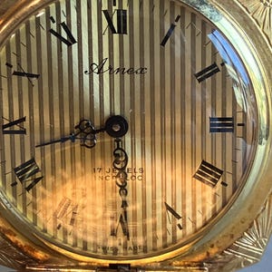 Arnex 17 Jewel Incabloc Pocket Watch - Etsy
