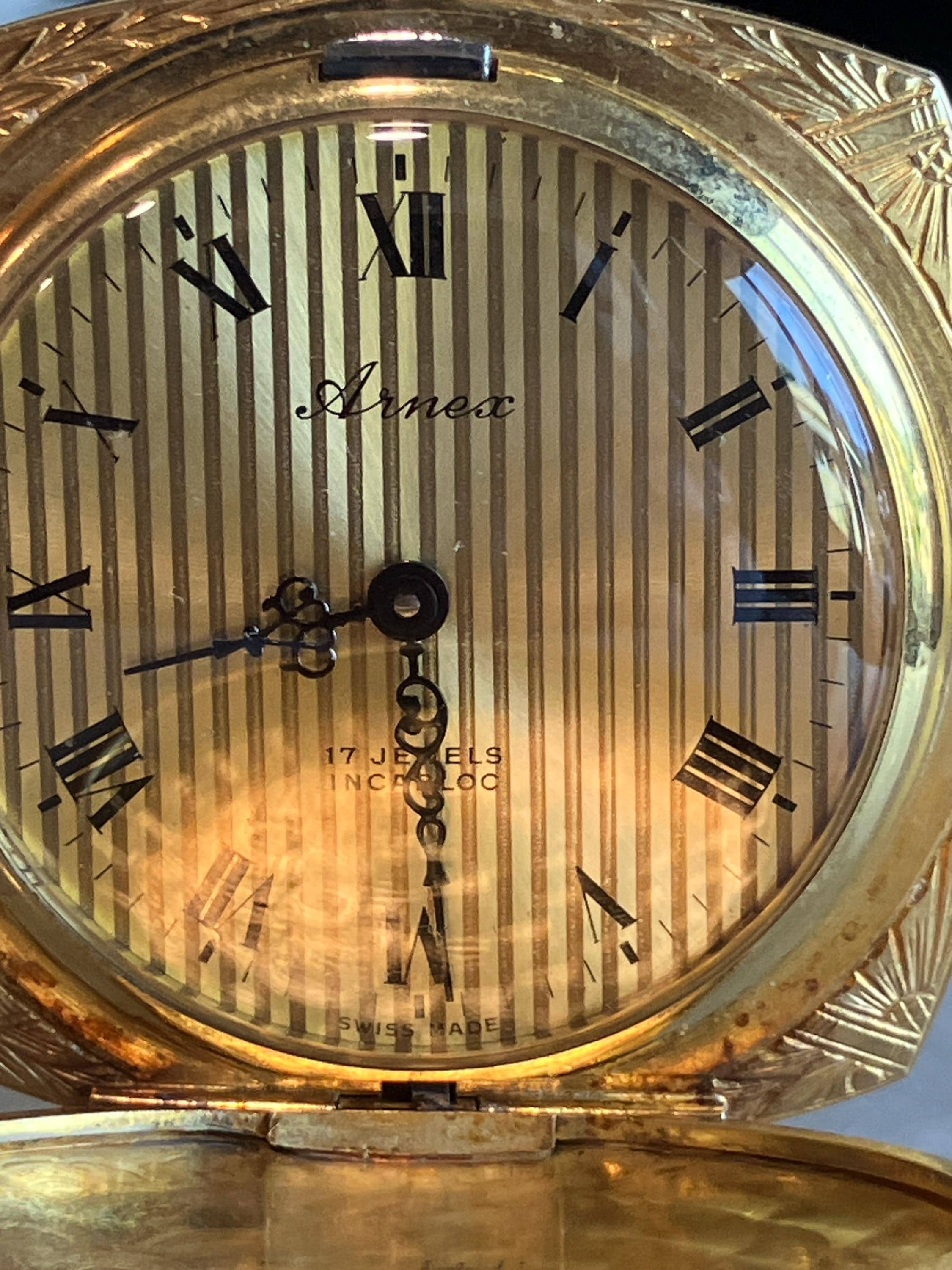 Arnex 17 Jewel Incabloc Pocket Watch - Etsy