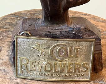 Vintage Colt Revolvers messing gesp westerncowboy