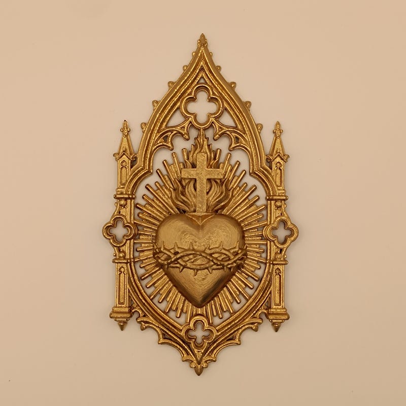 Sacred Heart 3d Wall Art - Etsy