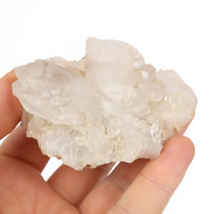 Apofylliet stilbiet kristalcluster natuurlijk mineraal exemplaar 3" breed 5oz