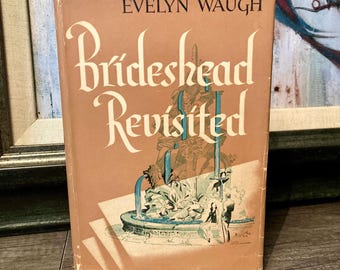 Brideshead Revisited Hardcover Classic Literature Book Club Edition Collectible Literary Fiction Evelyn Waugh Vintage Gift Idea Bookshelf