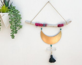 Boho Crescent Wall Hanging