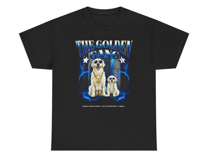 The Golden Gang Tee | Golden Retriever Graphic T-Shirt