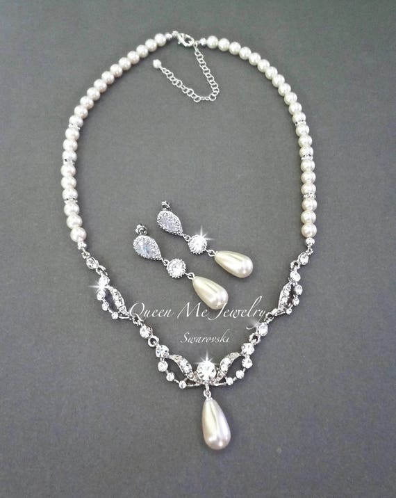 Pearl Jewelry SET for a Bride Mother of 