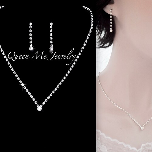 Dainty Wedding Jewelry SET for a Bride Cz Leaf Marquise Etsy