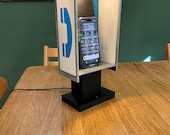 Retro Vintage Wireless Charger and Payphone Lamp