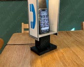 Retro Vintage Wireless Charger and Payphone Lamp