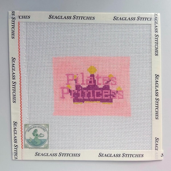 Płótno Pilates Princess Needlepoint | Wzór malowany ręcznie