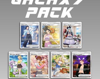 Galaxy Pack | Harvey | Chisa | K-pop Collectible Cards | Monster Trainer Style | Fanmade Kpop Merch | Alphaz | XG Merch