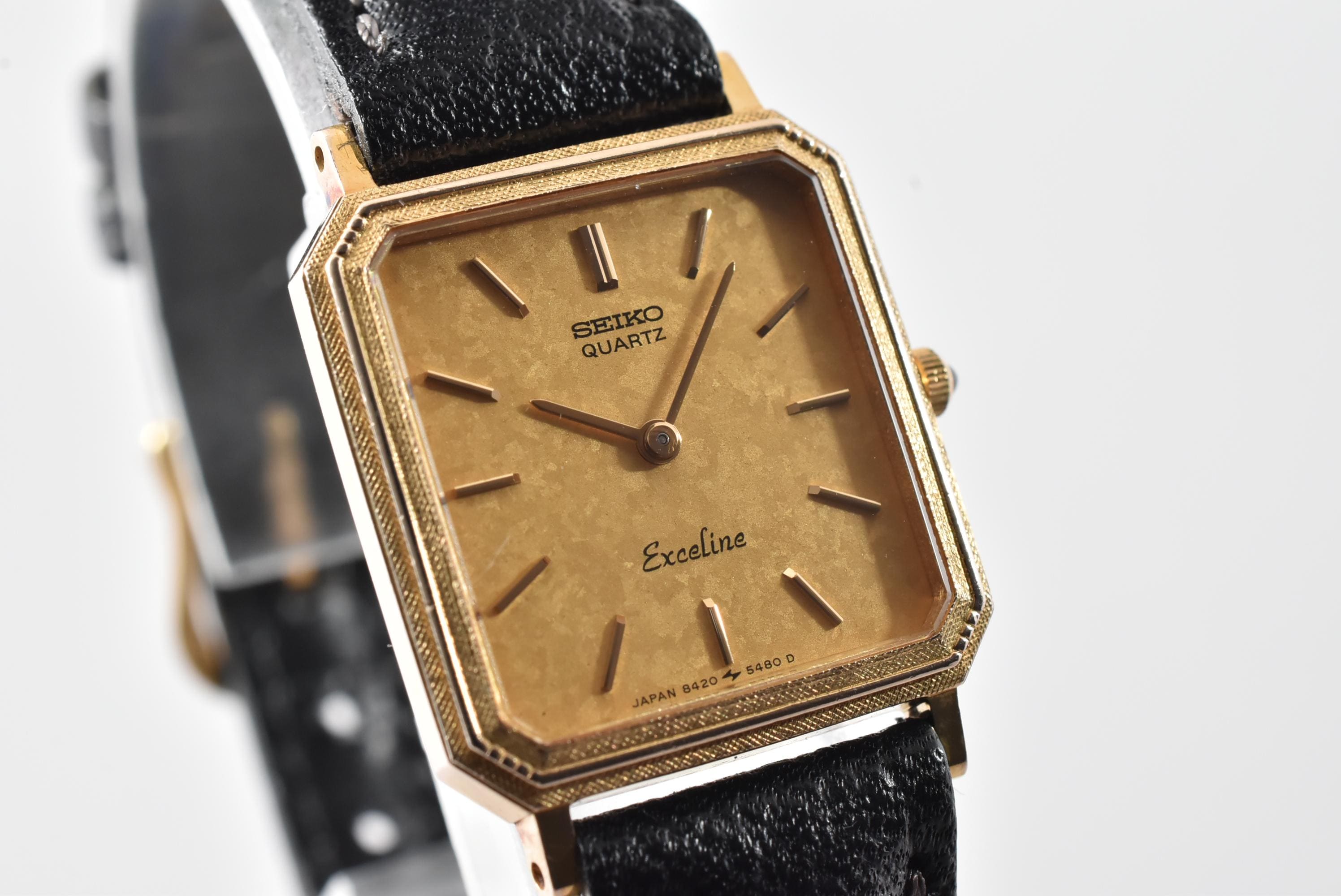 エクセリーヌ セイコー 8420-5410 SEIKO クォーツ 中古SEIKO 1円 美品 