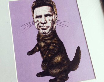 Craig Bucatnan - Færrell Cat Print Series