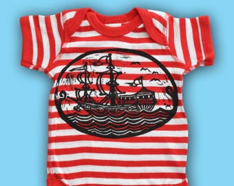 CLEARANCE! Come Sail Away Baby Onesie