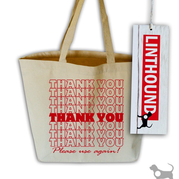 CLEARANCE! Thank You Canvas Tote Bag