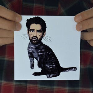 Colin Farrell - Færrell Cat Print Series