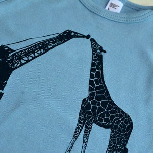 CLEARANCE Mechanical Giraffe & Natural Crane Baby Onesie image 3