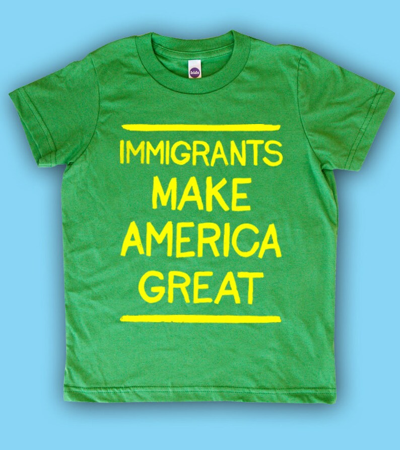 CLEARANCE Immigrant Love Kids' Tshirt Etsy