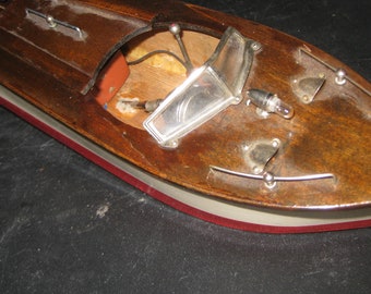 Japan Toy Pond Boat 1950s collectible
