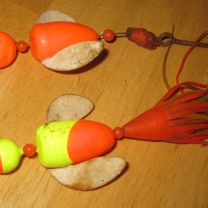 2 Salmon Spinners collectible