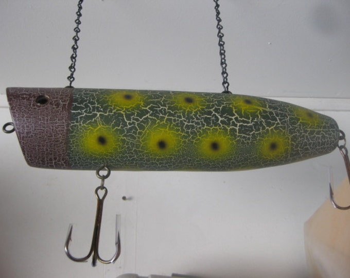 Giant Novelty Fishing Popper Lure ON SALE Collectible Etsy