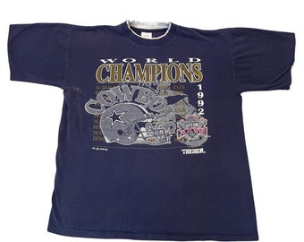 Vintage Dallas Cowboys Super Bowl Champs NFL Tee
