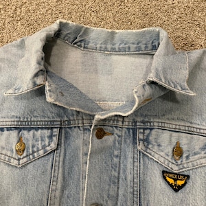 Vintage Avirex Denim Jacket Men's size Small image 4