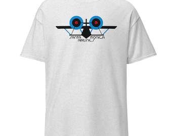 Santa Monica Airlines klassiek uniseks T-shirt