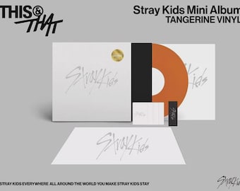 Brand New And Sealed Stray Kids This & That Tangerine Color Vinyl LP Record