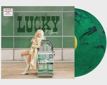 Brand New And Sealed Megan Moroney Lucky 2LP Green Cloud Vinyl Record - NOT SIGNED