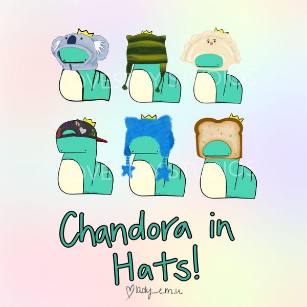 Goodnotes DragonDora Hats Stickers