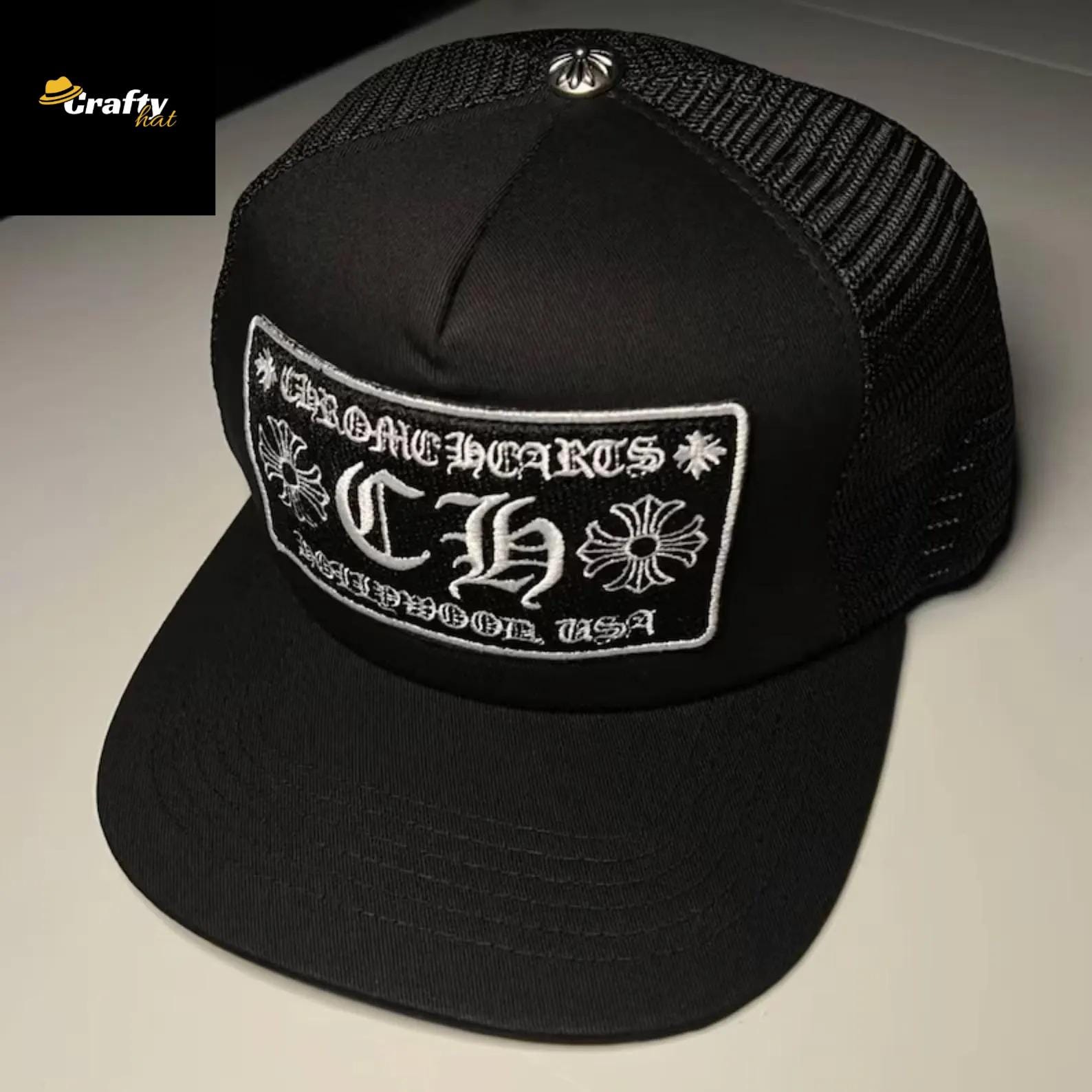 Chrome Hearts Trucker Hats - Etsy Canada