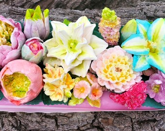 Handmade Marshmallow Flowers – Zefir box 11x4in
