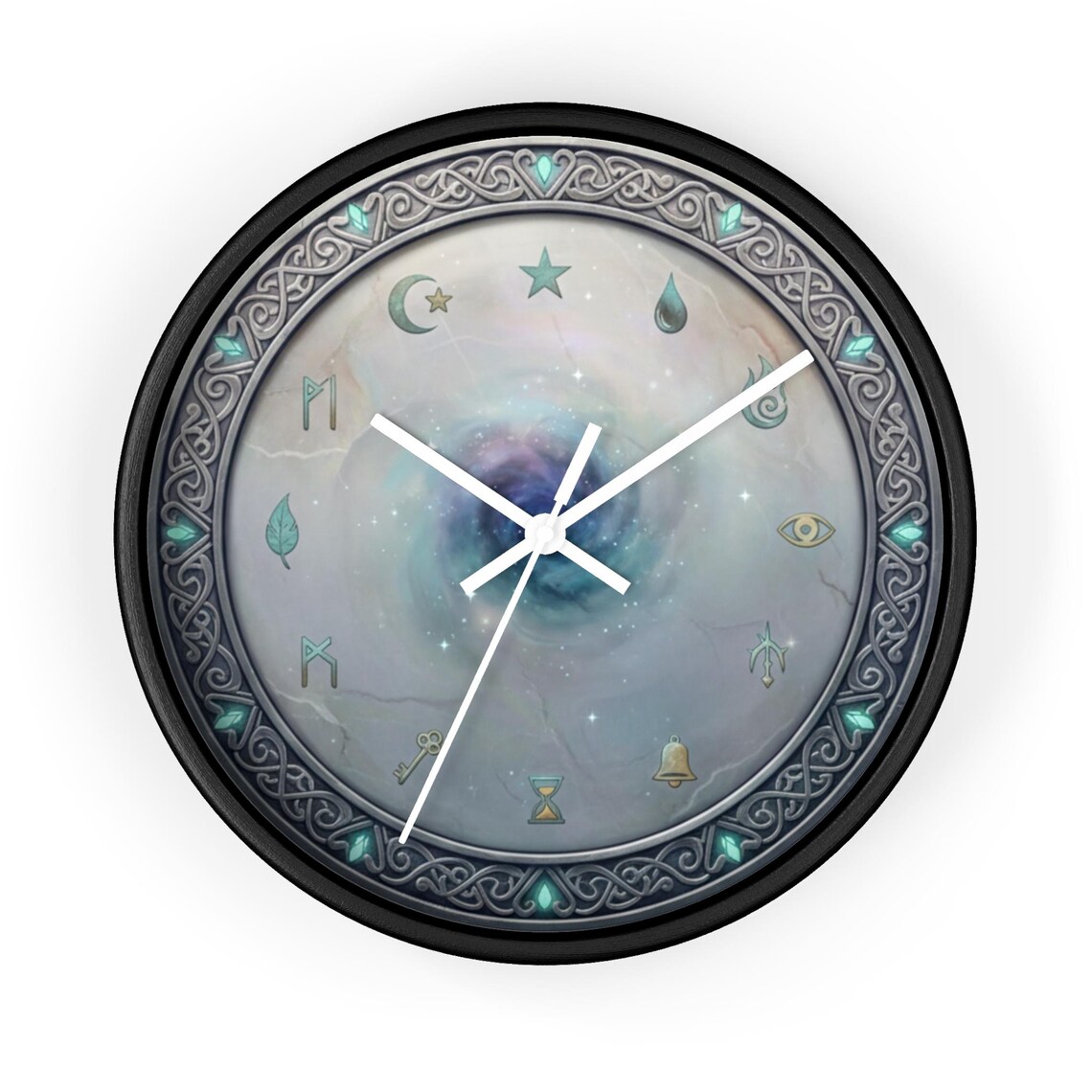 Rune Wall Clock - Variety of Colors - Etsy Canada