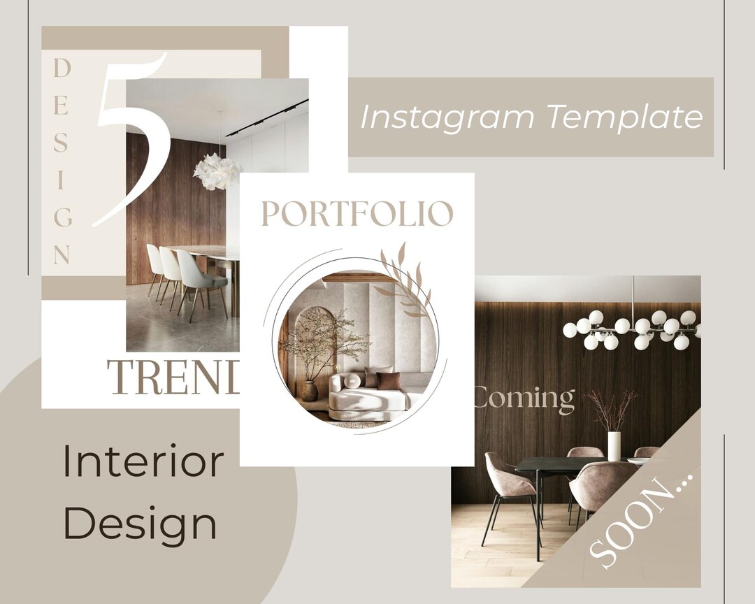 Studio Essentials IG Template - Interior Design - Etsy