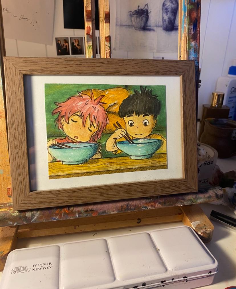 Ponyo, Studio Ghibli Watercolour Painting - Etsy