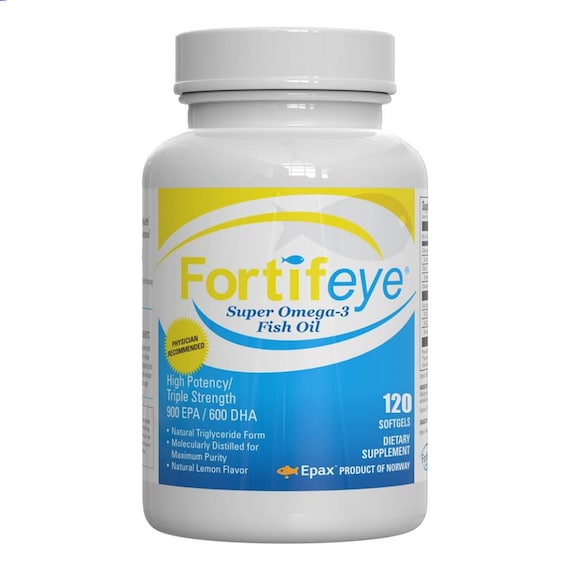 Fortifeye Super Omega-3 Fish Oil Softgels – 120 Count