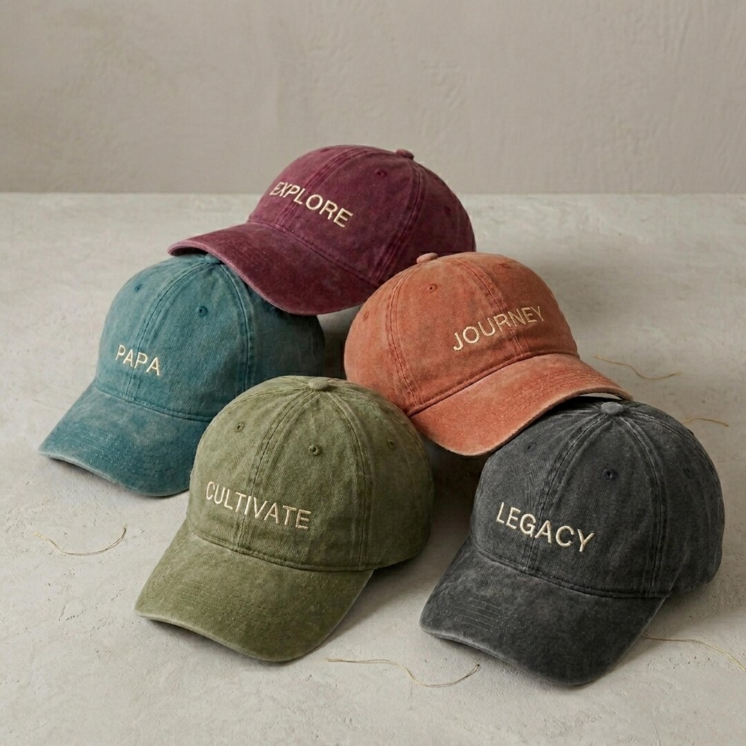 Text Hats Custom Word Hat, Personalized Text Hats, Papa Cap - Etsy
