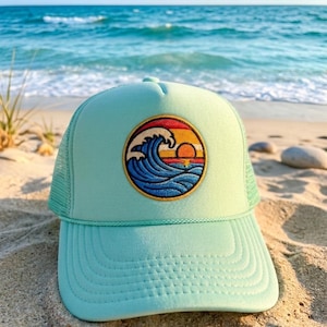 Gorra de camionero Sunset Wave