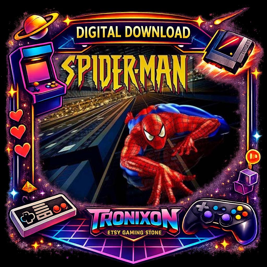 Ps1 Spiderman - Etsy