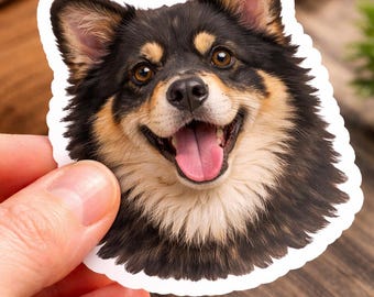 Custom Pet Sticker from Photo | Personalized Dog or Cat Gift