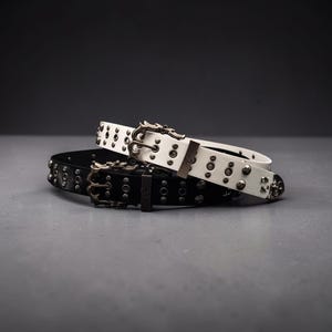 Mens White Belt Y2k - Etsy display picture 1