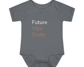 Future Vibe Coder Baby Onesie | Tech Parent Gift | AI Developer Baby