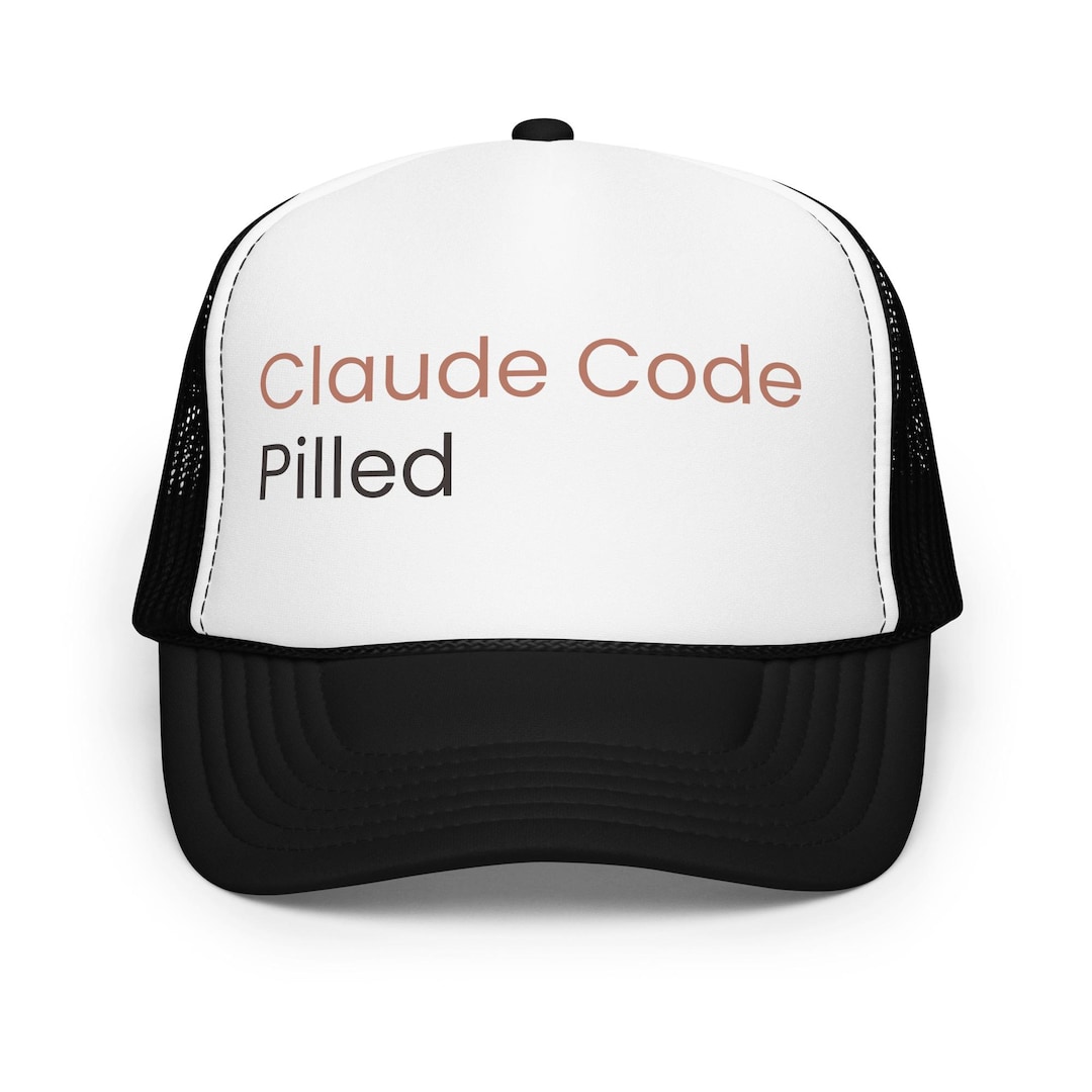 Claude Code Trucker Hat | AI Developer Gift - Etsy